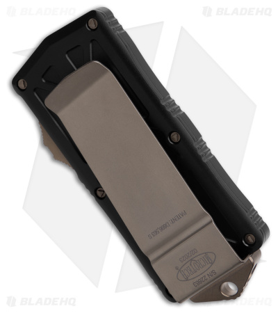 Microtech Exocet Dagger CA Legal OTF Automatic Knife Black (1.9" Bronzed Serr)