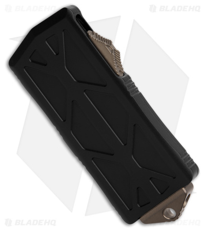 Microtech Exocet Dagger CA Legal OTF Automatic Knife Black (1.9" Bronzed Serr)