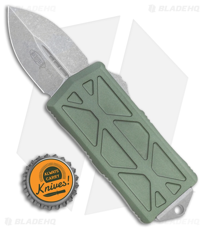 Microtech Exocet Dagger CA Legal OTF Automatic Knife OD Green (1.9" Apocalyptic)