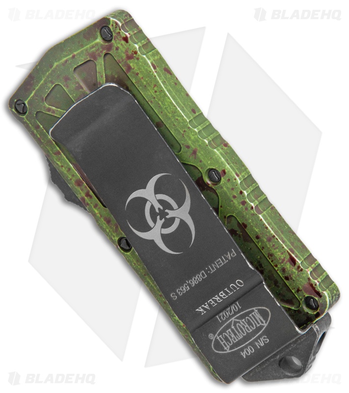 Microtech Exocet Outbreak Tanto CA Legal OTF Automatic Knife (1.9" Apocalyptic)