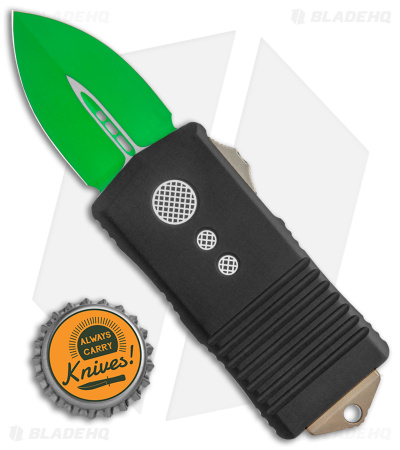 Microtech Exocet Dagger Jedi Master CA Legal OTF Automatic Knife (1.9" Green)
