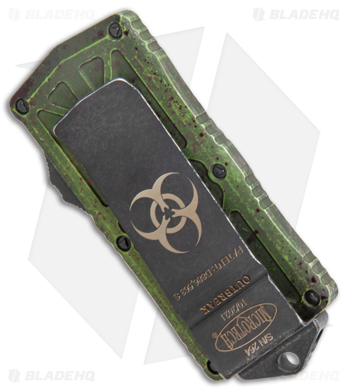 Microtech Exocet Outbreak CA Legal OTF Knife Apocalyptic Dagger | BHQ