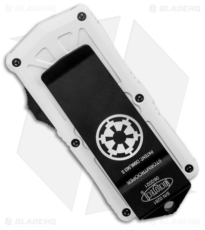 Microtech Exocet Tanto Stormtrooper CA Legal OTF Automatic Knife (1.9" White)