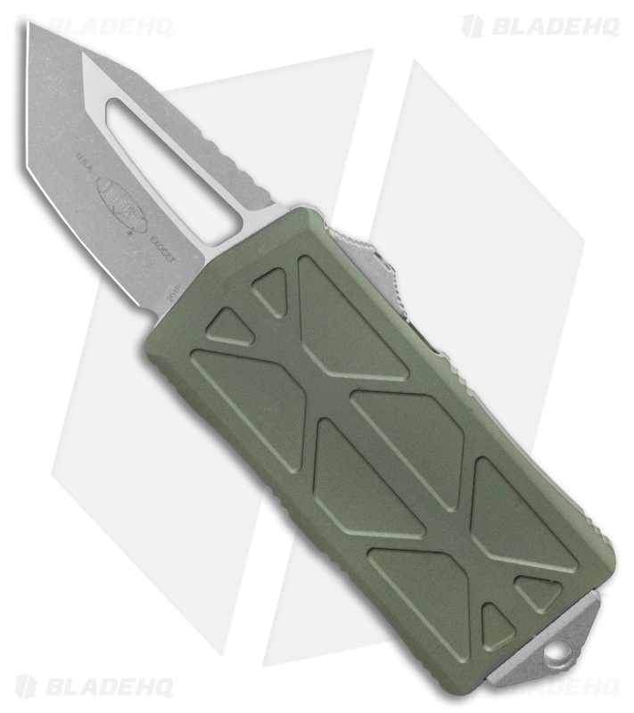 Microtech Exocet Tanto CA Legal OTF Automatic OD Green (1.9" Apocalyptic)