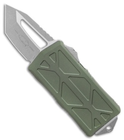 Microtech Exocet Tanto CA Legal OTF Automatic OD Green (1.9" Apocalyptic)