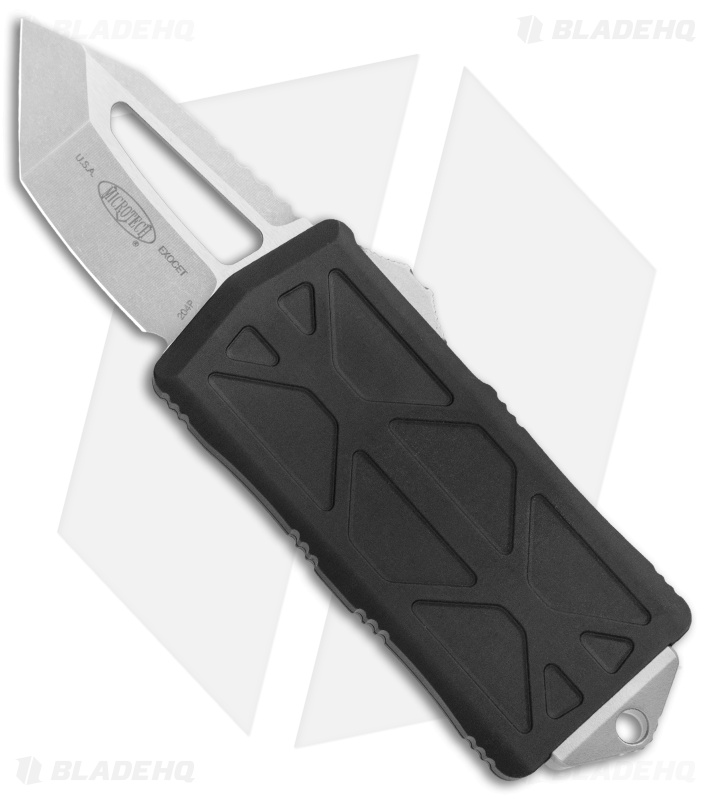 Microtech Exocet Tanto T/E CA Legal OTF Automatic (1.9" Stonewash) 158-10