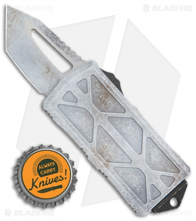 Microtech Exocet Tanto Sandtrooper CA Legal OTF Automatic Knife (1.9" White)