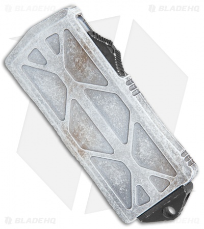 Microtech Exocet Tanto Sandtrooper CA Legal OTF Automatic Knife (1.9" White)