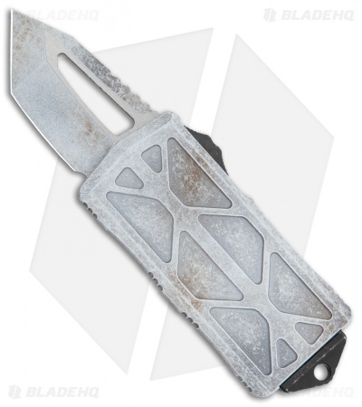 Microtech Exocet Tanto Sandtrooper CA Legal OTF Automatic Knife (1.9" White)