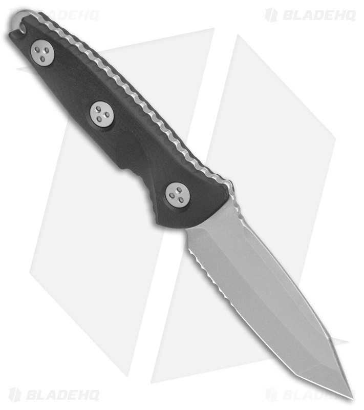 Microtech Socom Alpha Mini S/E Fixed Blade Tanto (3.75" Stonewash Serr)