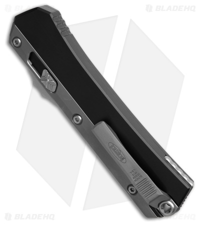 Microtech Glykon T/E OTF Automatic Knife Black Aluminum/Titanium (3.7" SW)