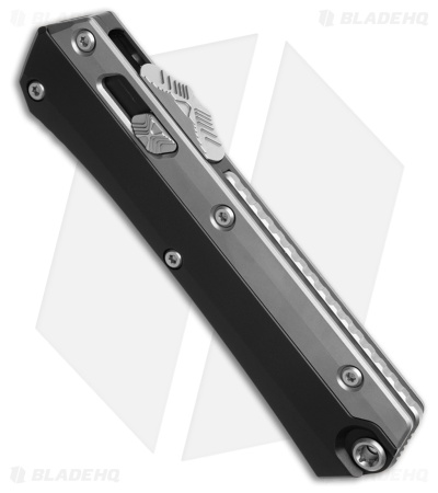 Microtech Glykon T/E OTF Automatic Knife Black Aluminum/Titanium (3.7" SW)