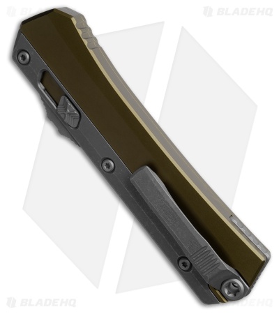 Microtech Glykon T/E OTF Automatic Knife OD Green Aluminum/Ti (3.75" Apoc)