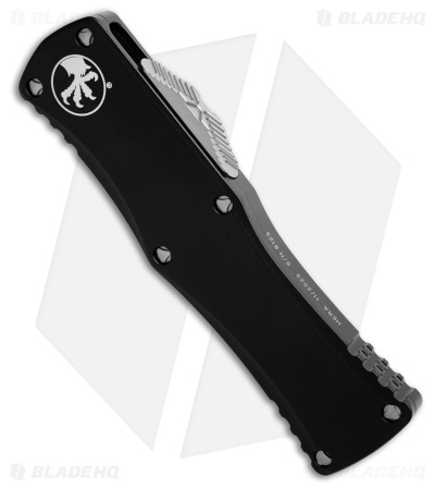 Microtech Hera D/E OTF Automatic Knife Black (3" Stonewash Serr) 702-11