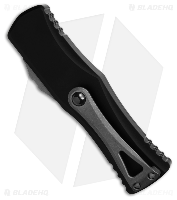 Microtech Hera D/E OTF Automatic Knife Black (3" Apocalyptic Serrated) 702-12AP