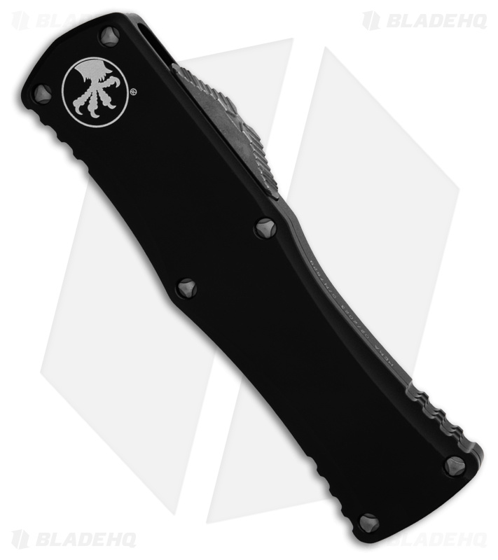 Microtech Hera D/E OTF Automatic Knife Black (3" Apocalyptic Serrated) 702-12AP