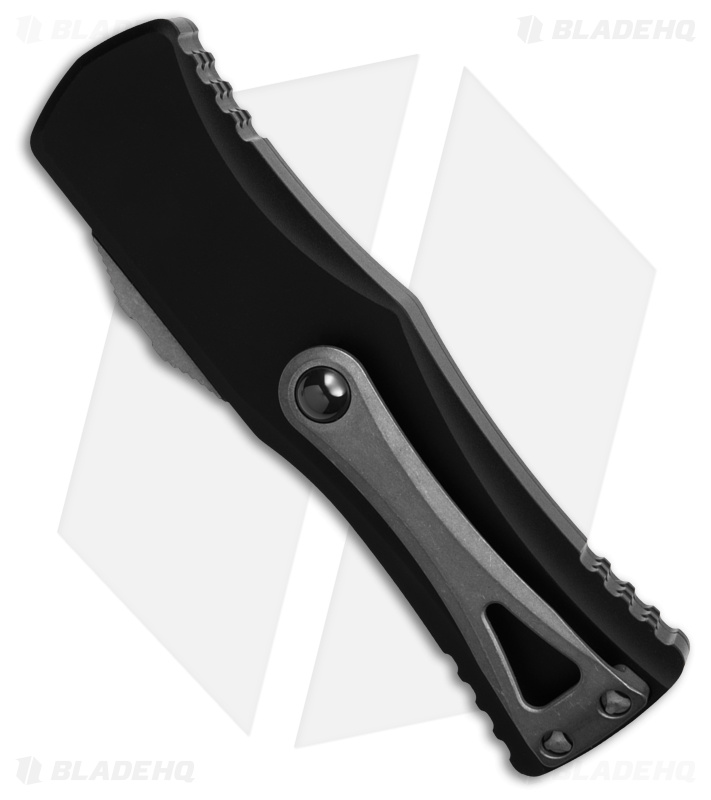 Microtech Hera D/E OTF Automatic Knife Black (3" Apocalyptic Serrated) 702-11AP