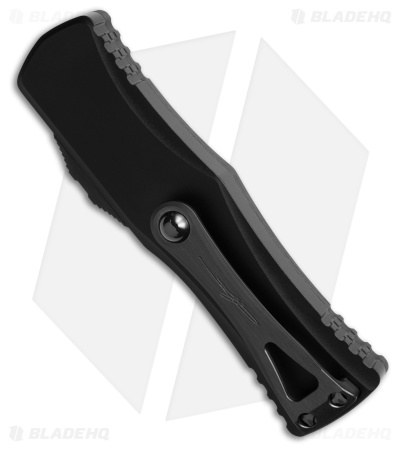 Microtech Hera Hellhound  Shadow OTF Automatic Knife CF Black (3" Black DLC)