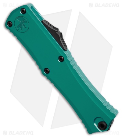 Microtech Hera II Mini Bayonet OTF Auto Knife Turquoise Aluminum (2.9" Black)