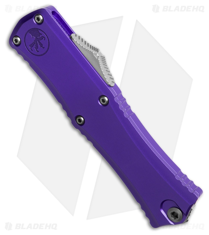 Microtech Hera II Mini OTF Knife Purple Aluminum Satin