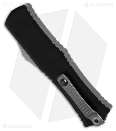 Microtech Hera II Mini D/E OTF Automatic Knife Black Aluminum (2.9" Stonewash)