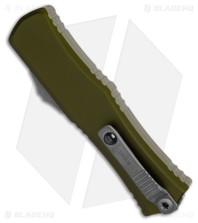 Microtech Hera II Mini D/E OTF Automatic Knife OD Green Al (2.9" Apocalyptic)