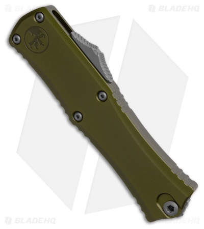 Microtech Hera II Mini D/E OTF Automatic Knife OD Green Al (2.9" Apocalyptic)