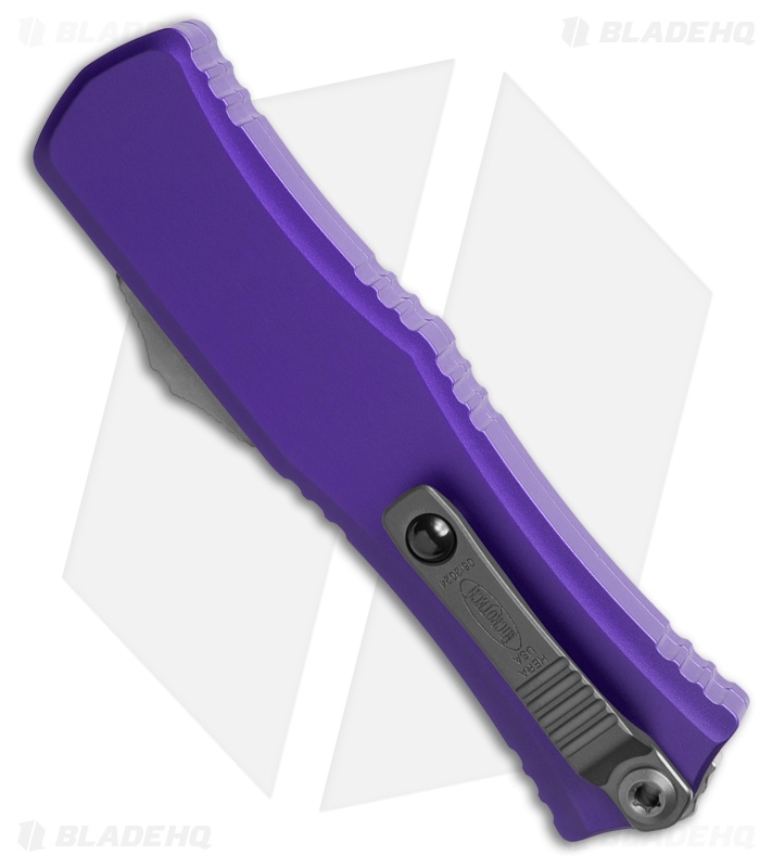 Microtech Hera II Mini OTF Knife Purple Aluminum D/E Apoc