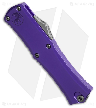 Microtech Hera II Mini D/E OTF Automatic Knife Purple Al (2.9" Apocalyptic)