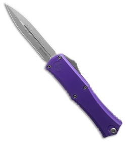 Microtech Hera II Mini D/E OTF Automatic Knife Purple Aluminum (2.9" SW)