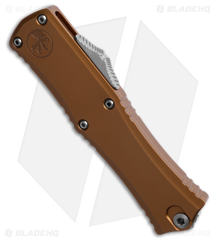 Microtech Hera II Mini D/E OTF Automatic Knife Tan Aluminum (2.9" SW)