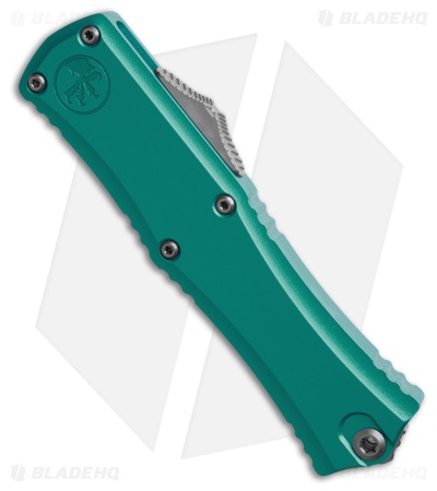 Microtech Hera II Mini D/E OTF Automatic Knife Turquoise Aluminum (2.9" SW)