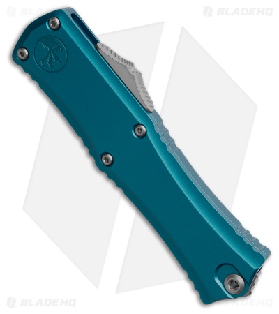 Microtech Hera II Mini D/E OTF Automatic Knife Blue Aluminum (2.9" Satin)