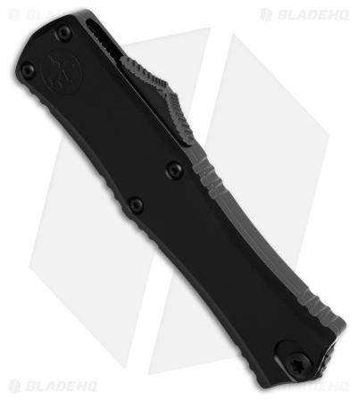 Microtech Hera II Mini Recurve OTF Automatic Knife Black Aluminum (3" Black)