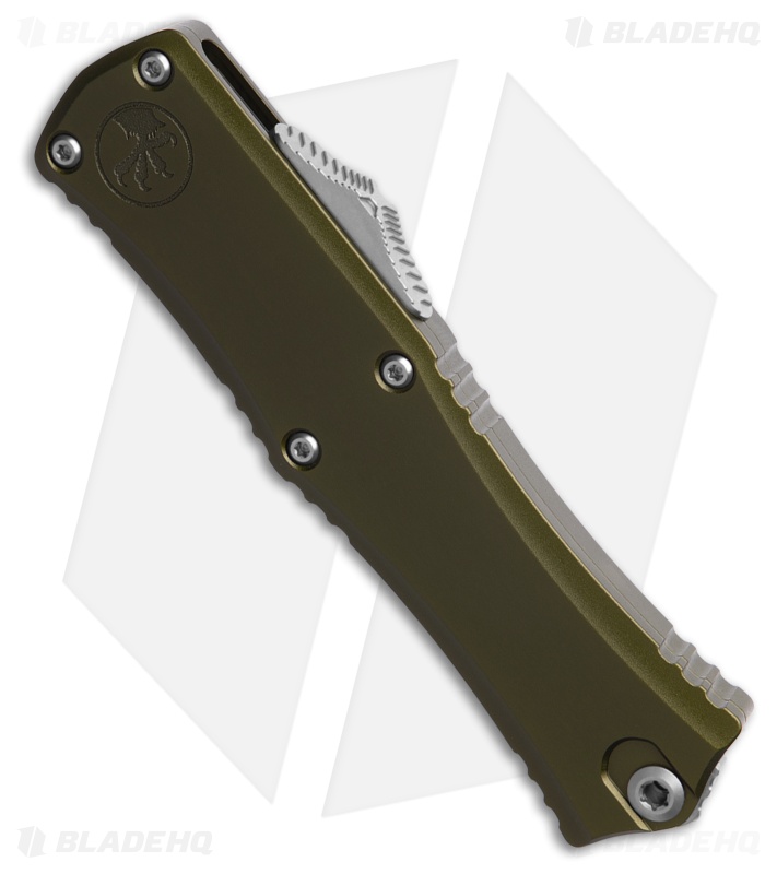 Microtech Hera II Mini D/E OTF Automatic Knife OD Green Aluminum (2.9" Apoc)