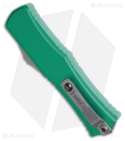 Microtech Hera II Mini Recurve OTF Automatic Knife Turquoise Al (3" SW)