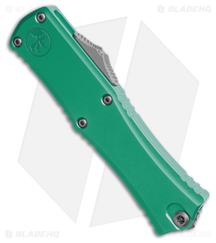 Microtech Hera II Mini Recurve OTF Automatic Knife Turquoise Al (3" SW)
