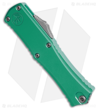 Microtech Hera II Mini Recurve OTF Automatic Knife Turquoise Al (3" SW)