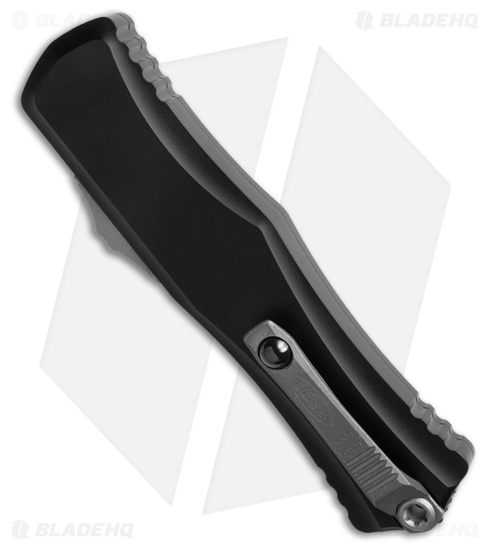 Microtech Hera II OTF Automatic Knife Black Aluminum (4" Apocalyptic  Serr)