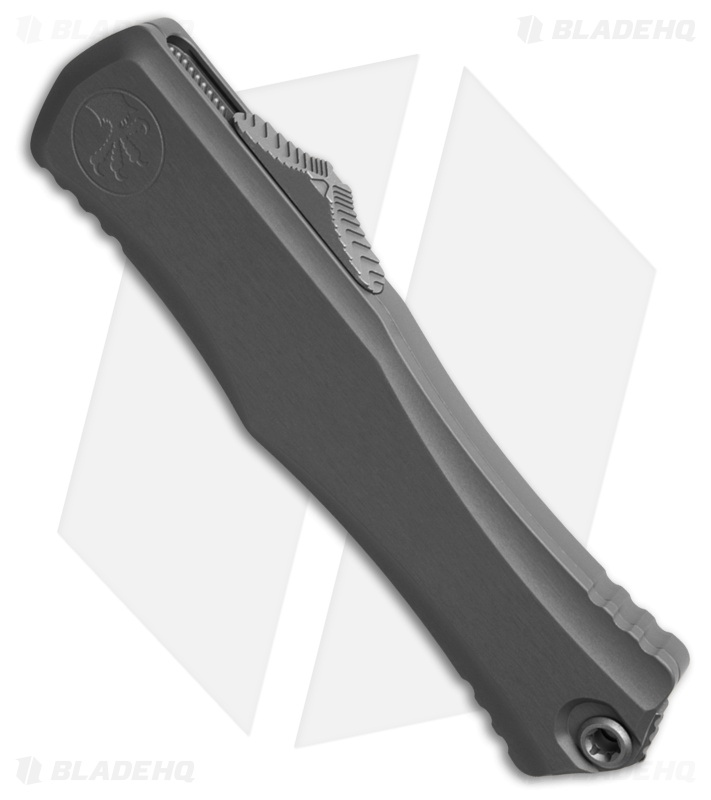 Microtech Hera II Recurve OTF Automatic Knife Natural Clear Aluminum (4" Apoc)