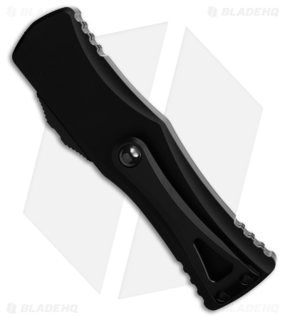 Microtech Hera S/E Tactical OTF Automatic Knife Black (3" Black Serr) 703-2T