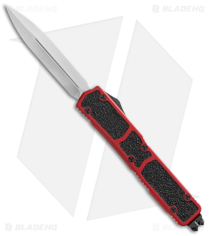 RARE Microtech Red Makora I D/A OTF DE Knife (3.45" Stonewash) 08/2003