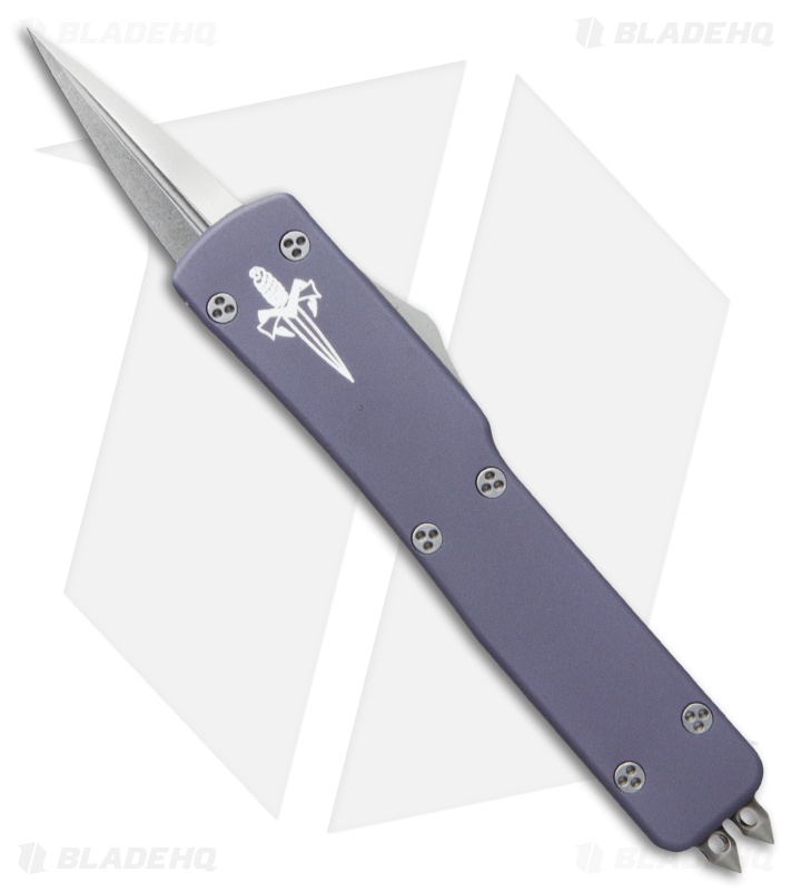 Microtech Marfione Mini Venom OTF Automatic Knife (3.7" Stonewash)