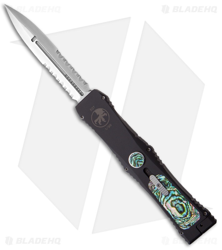 Microtech Nemesis III Custom Nemislayer OTF Auto Knife (3.75" Brend Serr) 1/99