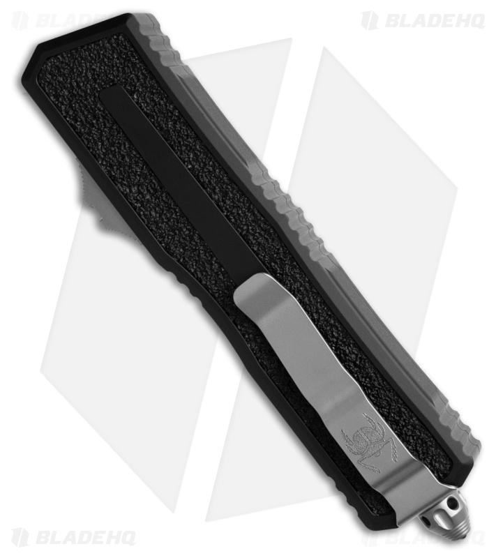 Microtech Scarab II Gen III D/E OTF Automatic Knife Black (4" Stonewash)
