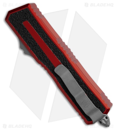 Microtech Scarab II Gen III D/E OTF Automatic Knife Red Al (4" Apoc) 1280-10APRD