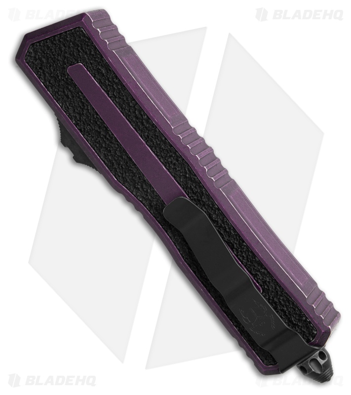 Microtech Scarab II Gen III S/E OTF Automatic Knife Weathered Purple (4" Purple)