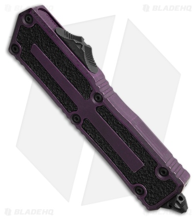 Microtech Scarab II Gen III S/E OTF Automatic Knife Weathered Purple (4" Purple)