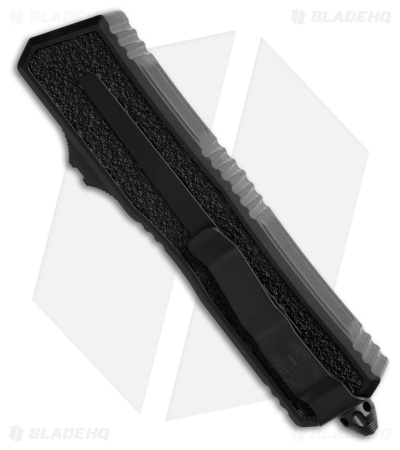 Microtech Scarab II Gen III S/E OTF Knife Black Aluminum (4" Black Serr)