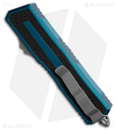 Microtech Scarab II Gen III S/E OTF Knife Blue Al (4" Apoc Serr) 1278-11APBL